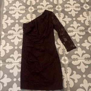 Express one shoulder lace dress
